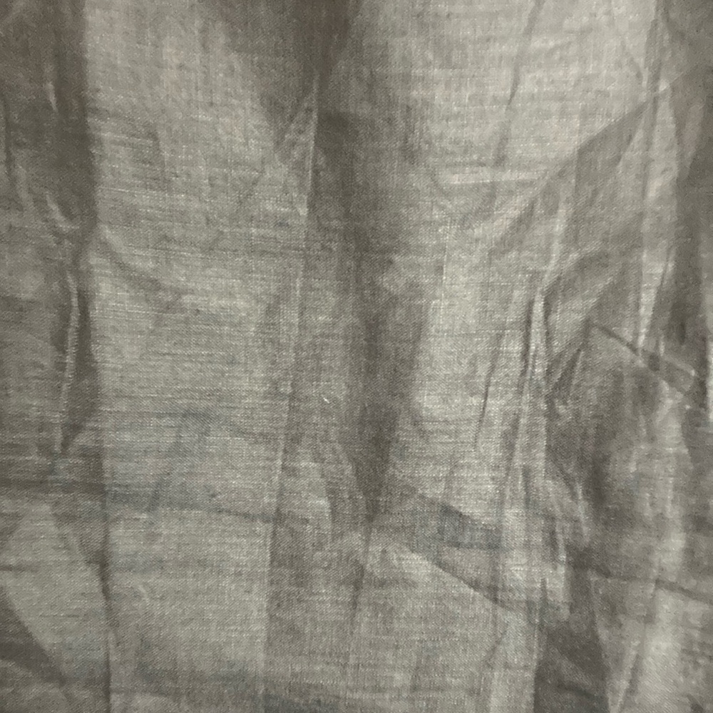 Vintage very large piece of lightweight black linen. 61” wide by 219” 404 6 yds